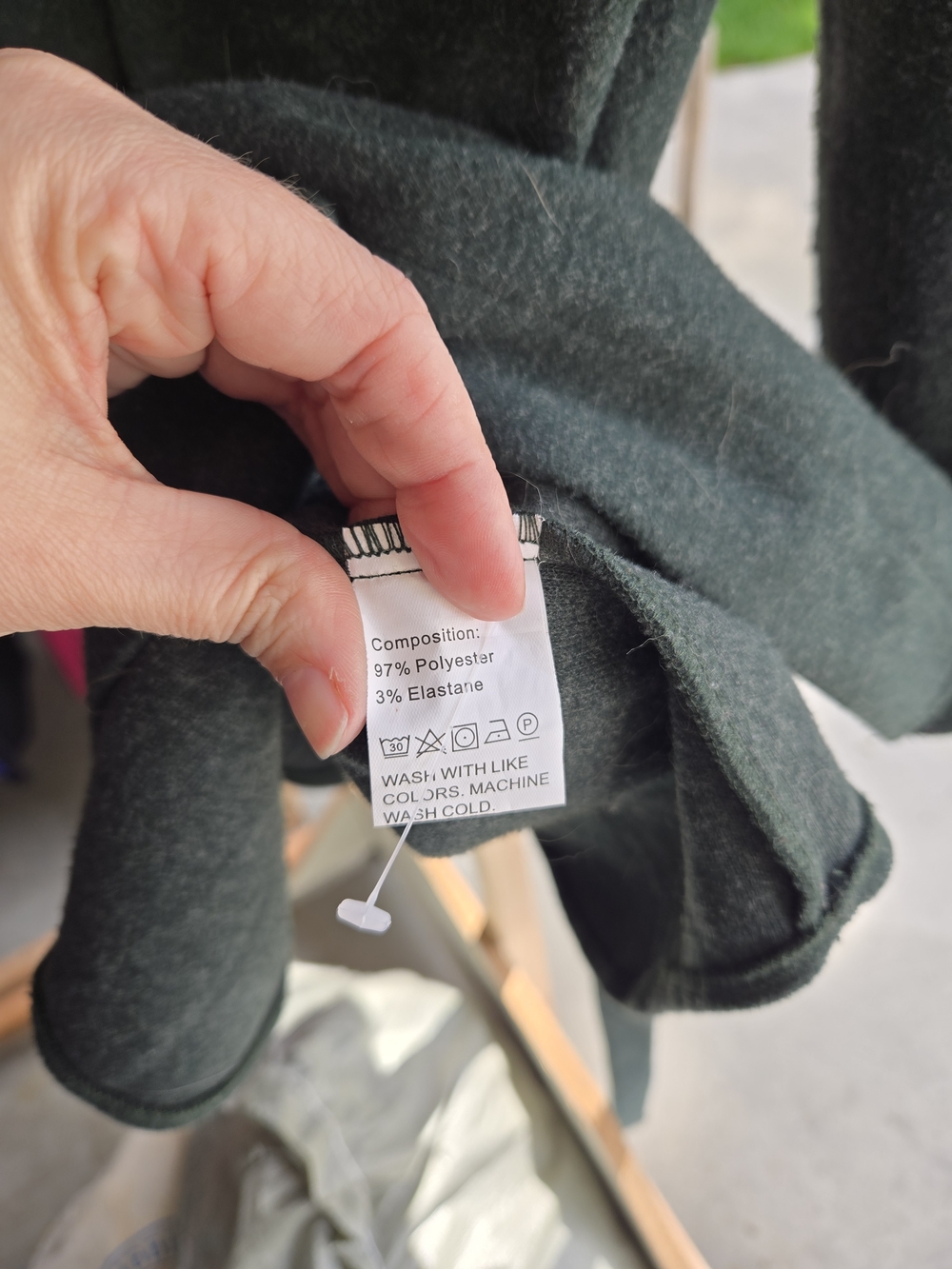 Belted Forest Green Trench Coat Jacket - Picture 10 of 10